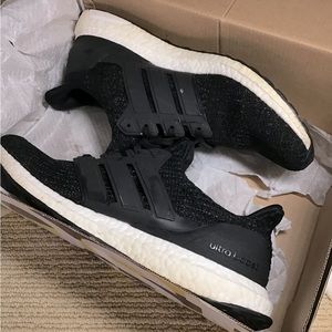 Adidas Ultra Boost Black White Speckle Original Box Men’s Size US 11 1/2